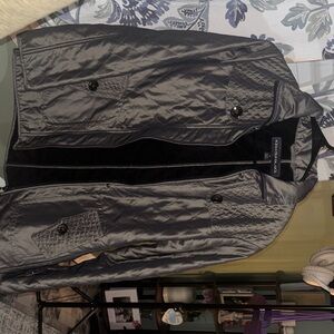 Kristen Blake Charcoal Quilted Utility Jacket